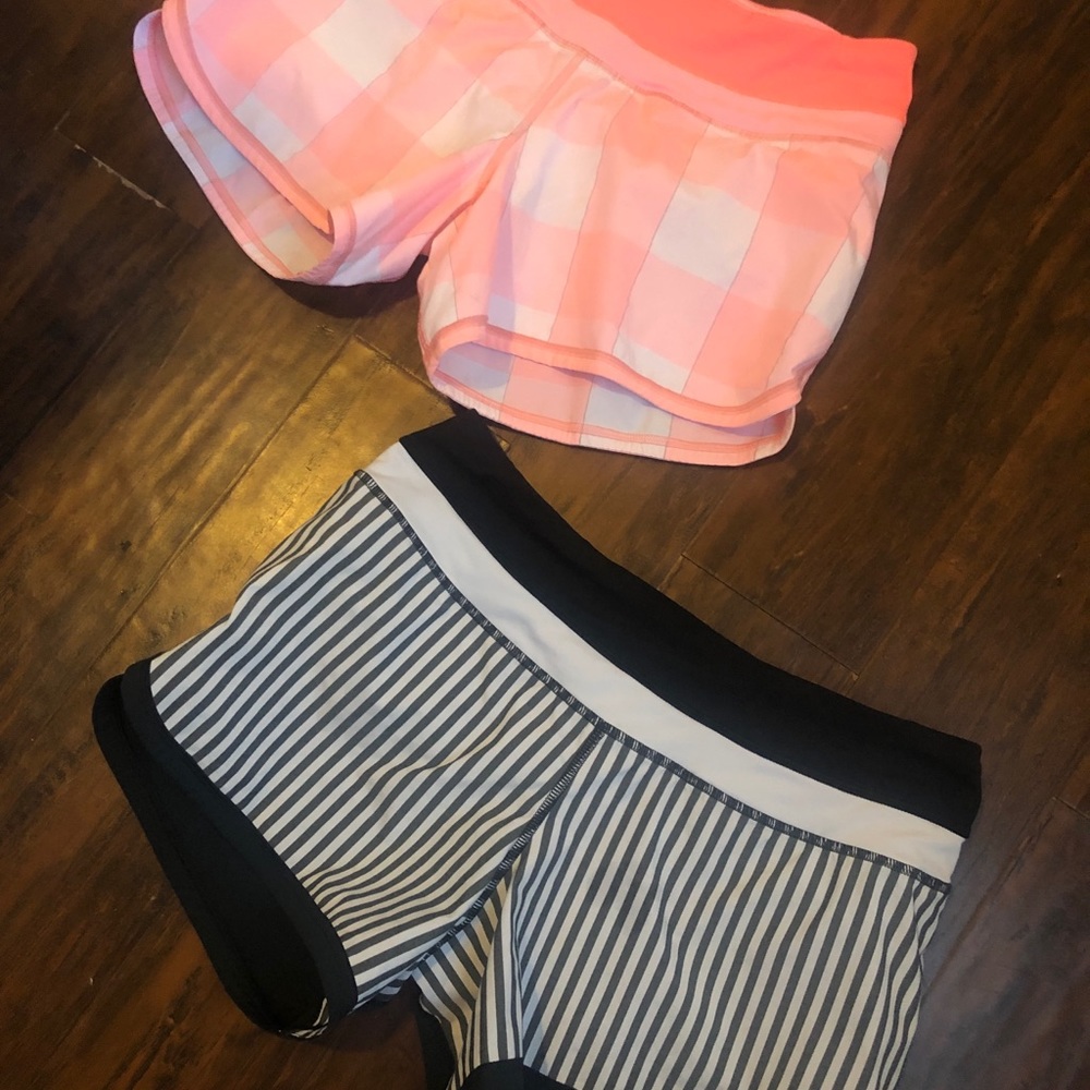 Bundle of lululemon shorts size 6